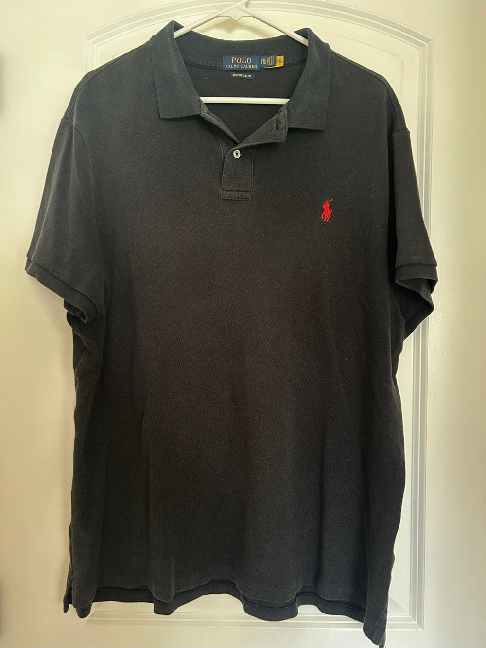 Polo by Ralph Lauren Black Polo with Red Pony Logo